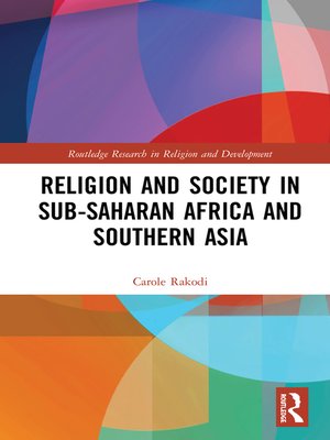 cover image of Religion and Society in Sub-Saharan Africa and Southern Asia